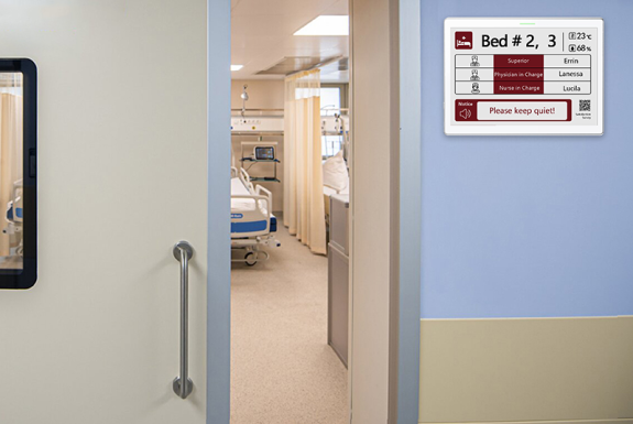 digital patient room signage